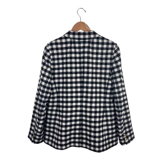 J. Crew Wool-Blend Buffalo Plaid Blazer - Picture 5 of 5